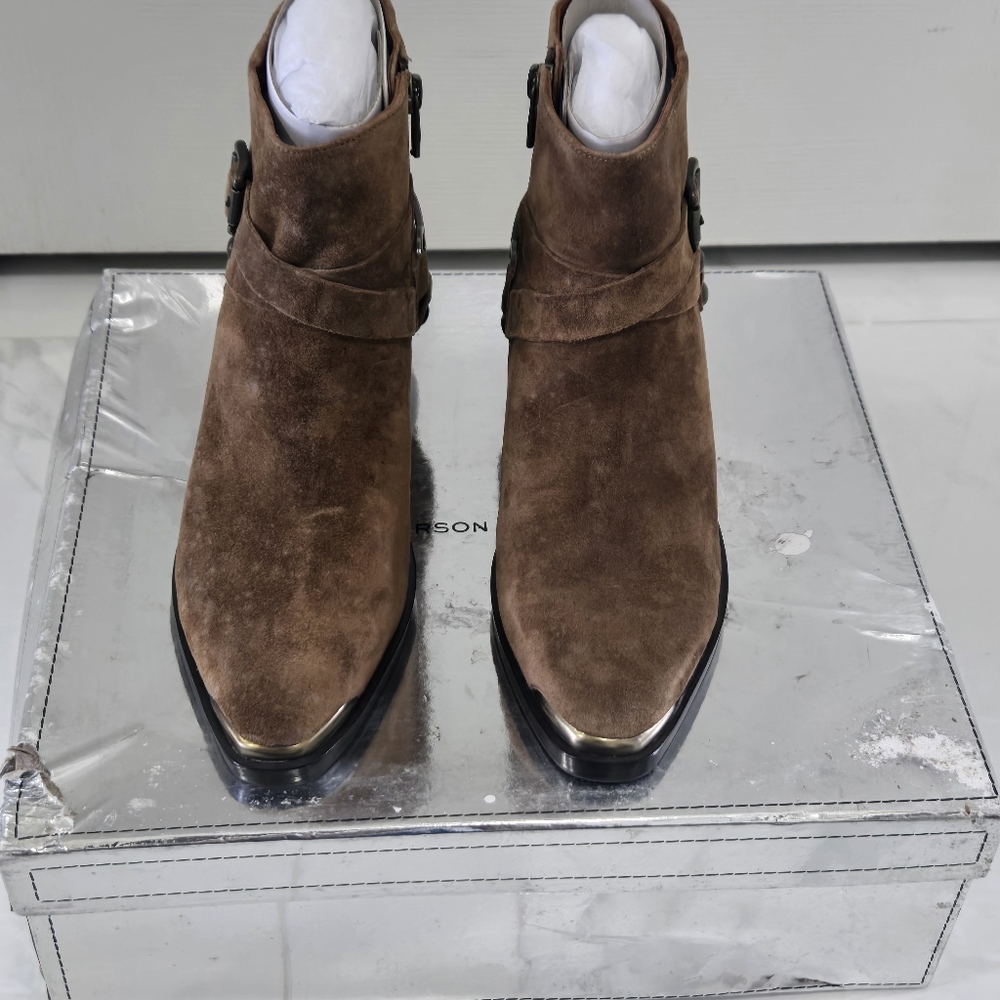 Sigerson Morrison Womens Jade Rovere Natural Ankle Boots EUR 38 (2019456) - Picture 11 of 13